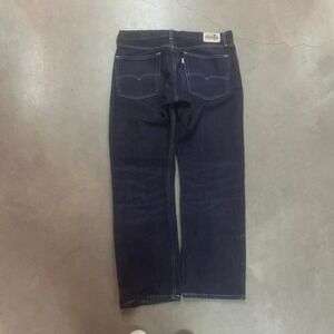 Levi's silver tab men's dark wash blue jeans straight casual 38